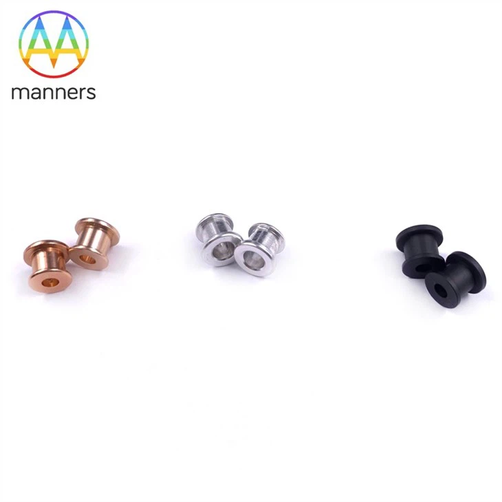 Medical Stethoscope Ear Hook Aluminum Cover Parts