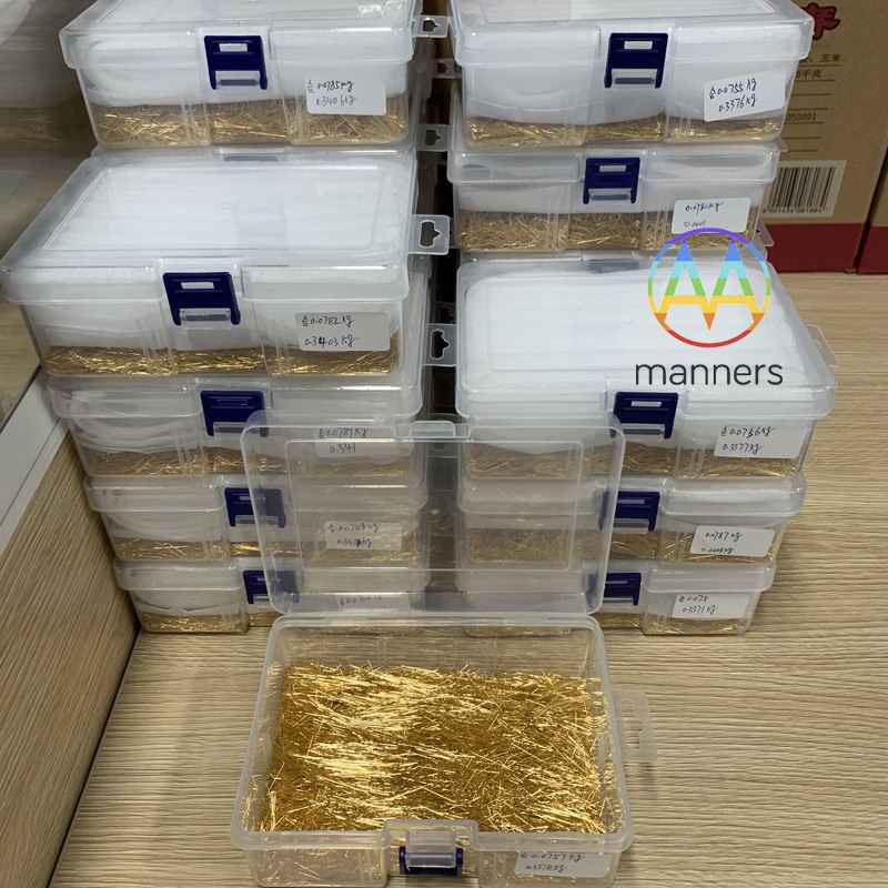 The Korea Customer's Order For 15,000pcs Custom Gold-plated RF Needles Has Be...