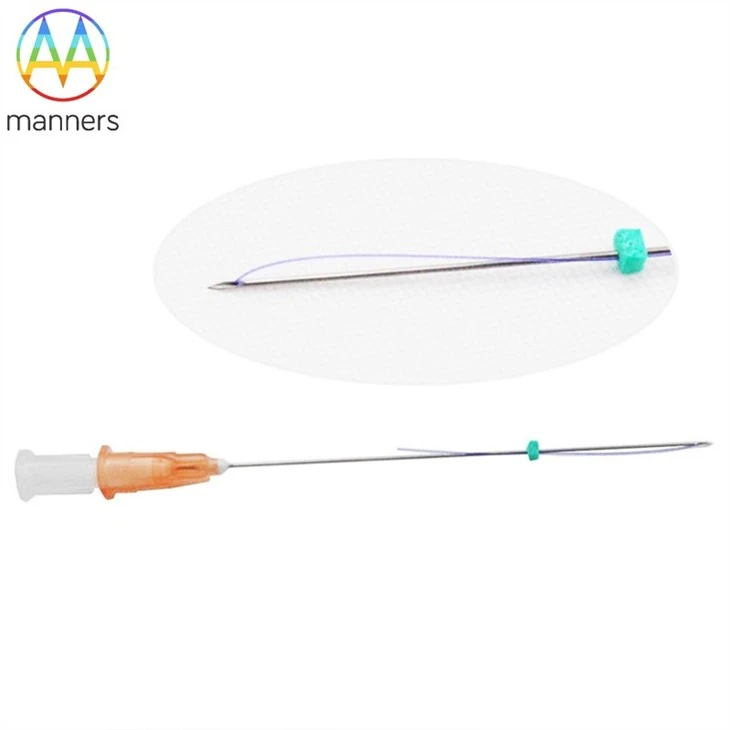 Face PDO Thread Lift 3D Cog L W Blunt Needles