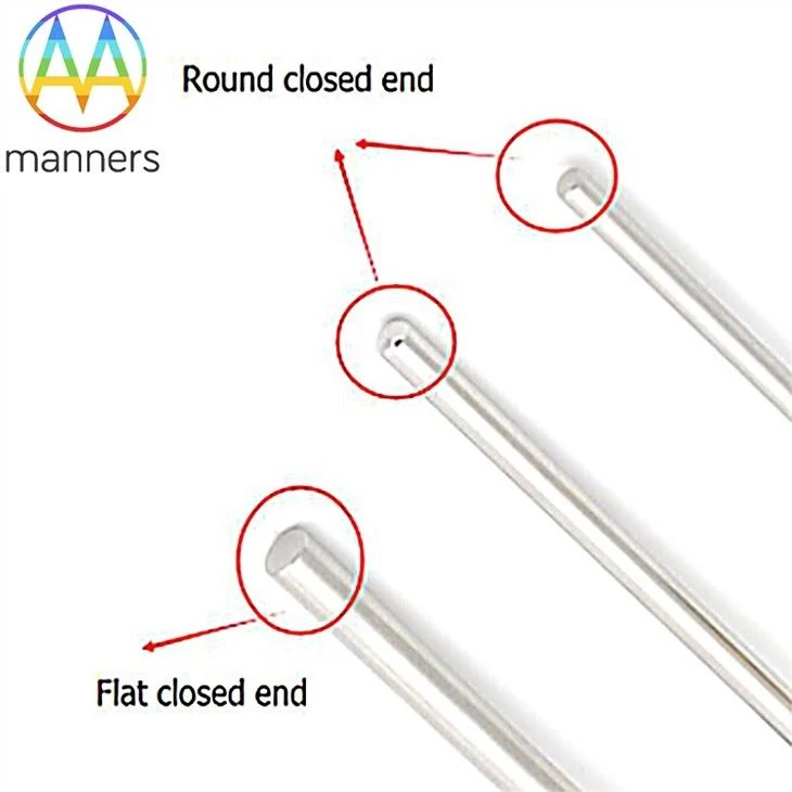 Metal Round End Tube