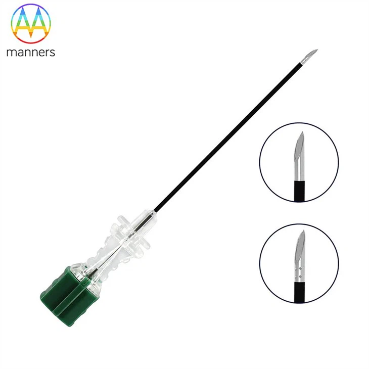 RF Needles With Straight Sharp Tip