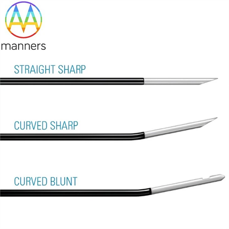 RF Needles With Straight Sharp Tip
