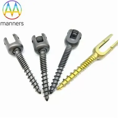 Titanium Pedicle Screws Polyaxial Orthopedic Spine Implant